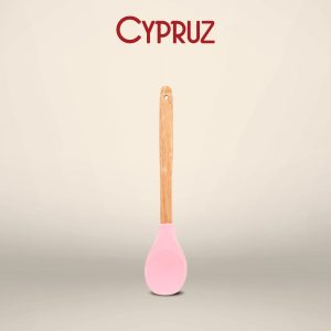 Cypruz Serving Spoon Silicone AM1003 Merah Muda Loyang Cetakan Kue